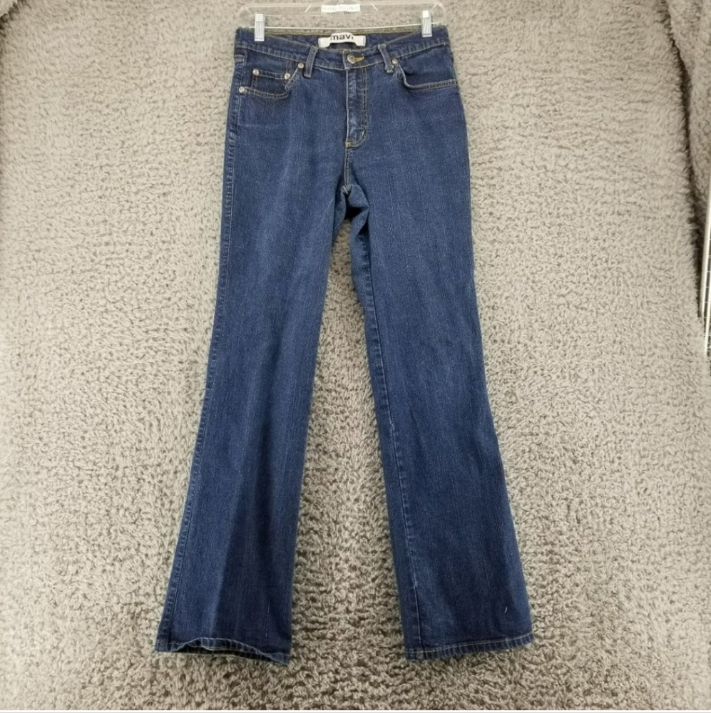 Mavi Jeans Womens 28 136 Molly Low Rise Flare Stretch Zip Fly Faded Blue